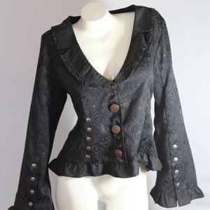 Vintage Funhouse Gothic Romantic Jacket Size Large